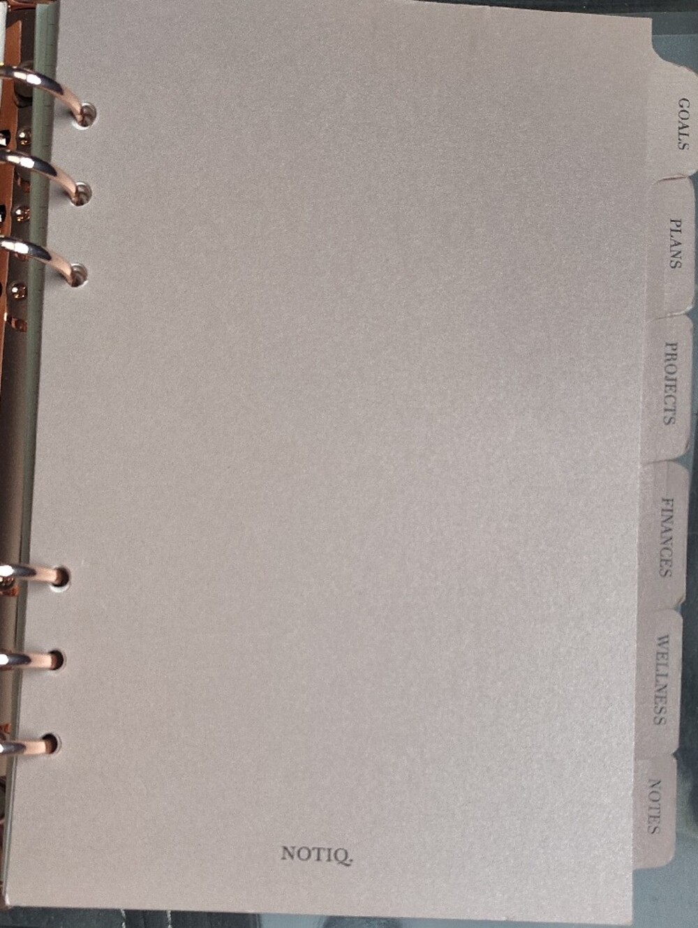 Rose Gold A5 Binder With Inserts - Picture 4 of 4